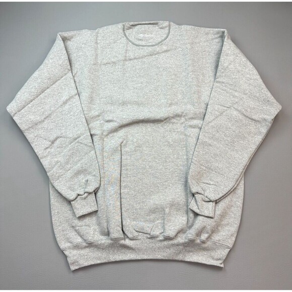 Vintage Sprint Sweater Mens XL Grey Pullover Sweatshirt USA Made Deadstock 90s - Picture 8 of 16